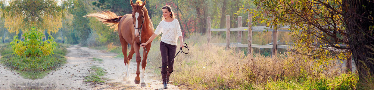 Woman with horse